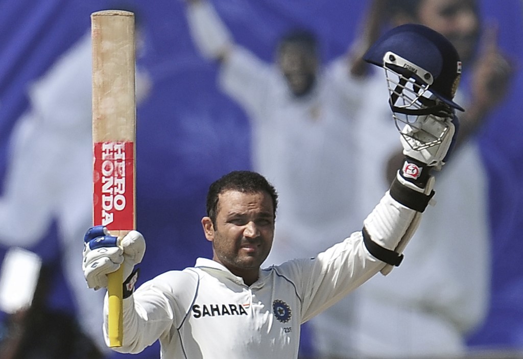 Sehwag opened after batting in middle order