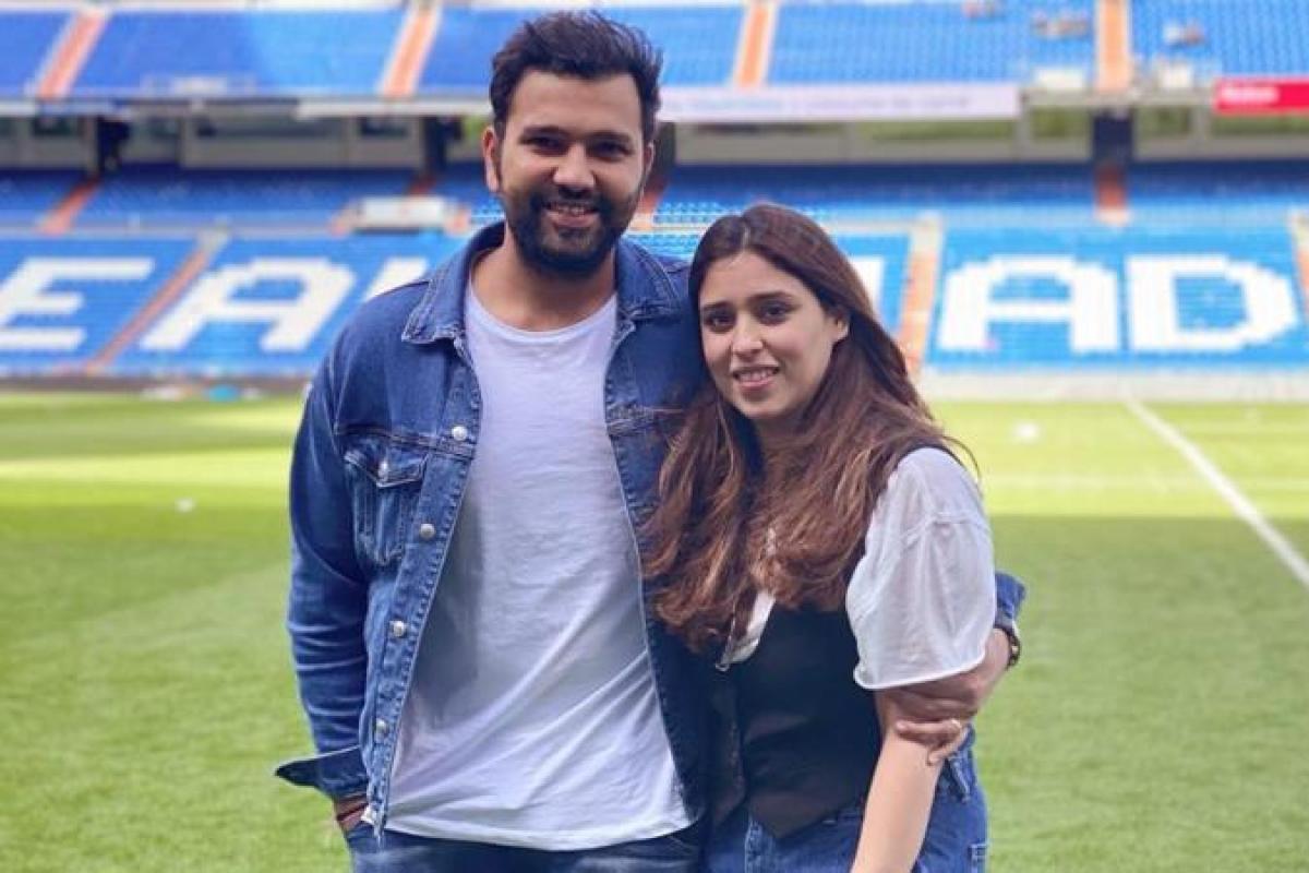 Rohit Sharma posts an adorable message for wife Ritika Sajdeh on her 34th birthday