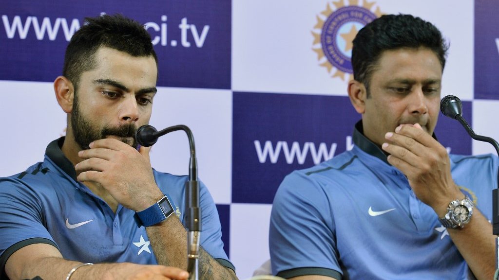 Anil Kumble & Virat Kohli
