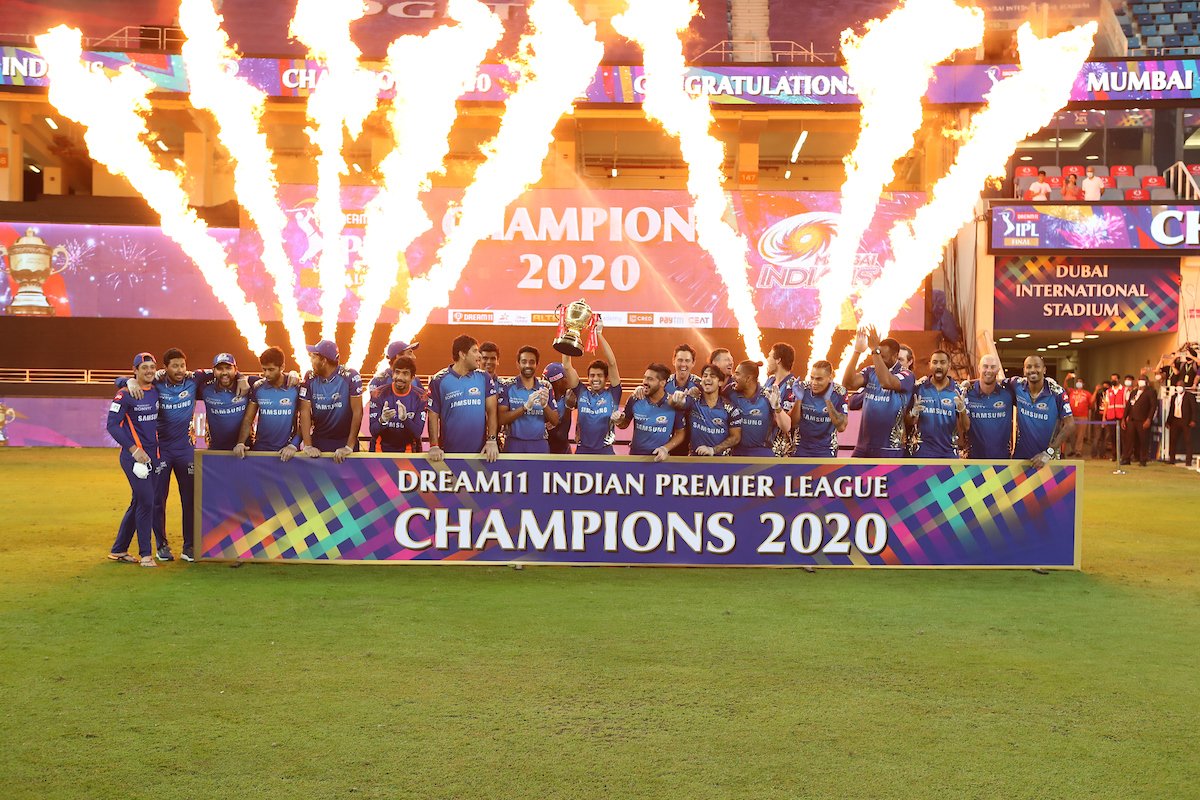 आईपीएल चैंपियन मुंबई दिल्ली