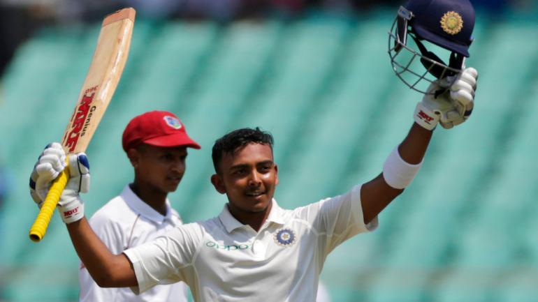 India's Prithvi Shaw